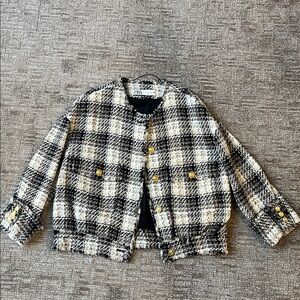 Zara tweed jacket S